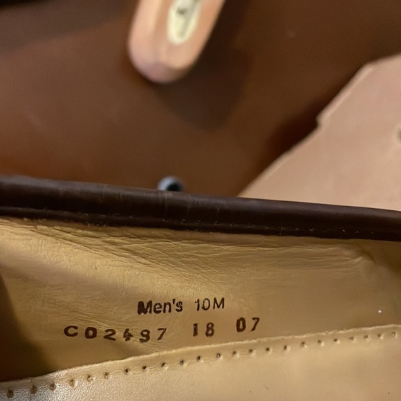 Cole Haan Bit Loafers Men’s size 10 brown leather gold horse bit hardware - Picture 6 of 7